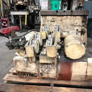 4 Ton x 10' High Lift Coffing Crane Hoist with Post & Rail