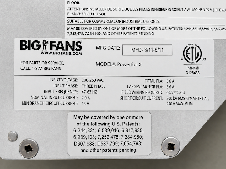 18' Big Ass Ceiling Fan - Image 4