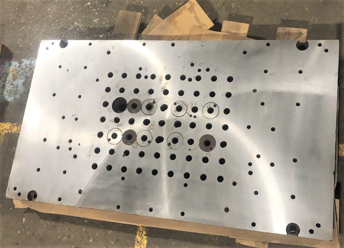 60" x 33" Solid Bolster Plate - 2.75" Thick - Image 2