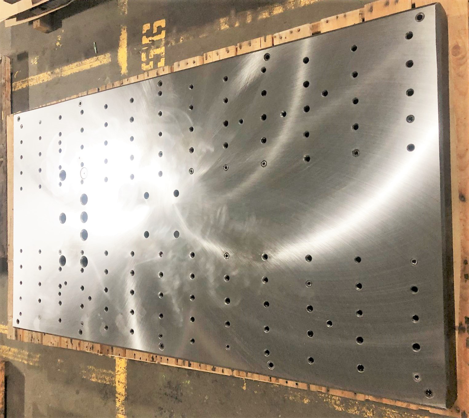 78" x 42" Solid Bolster Plate - 5" Thick - Image 2